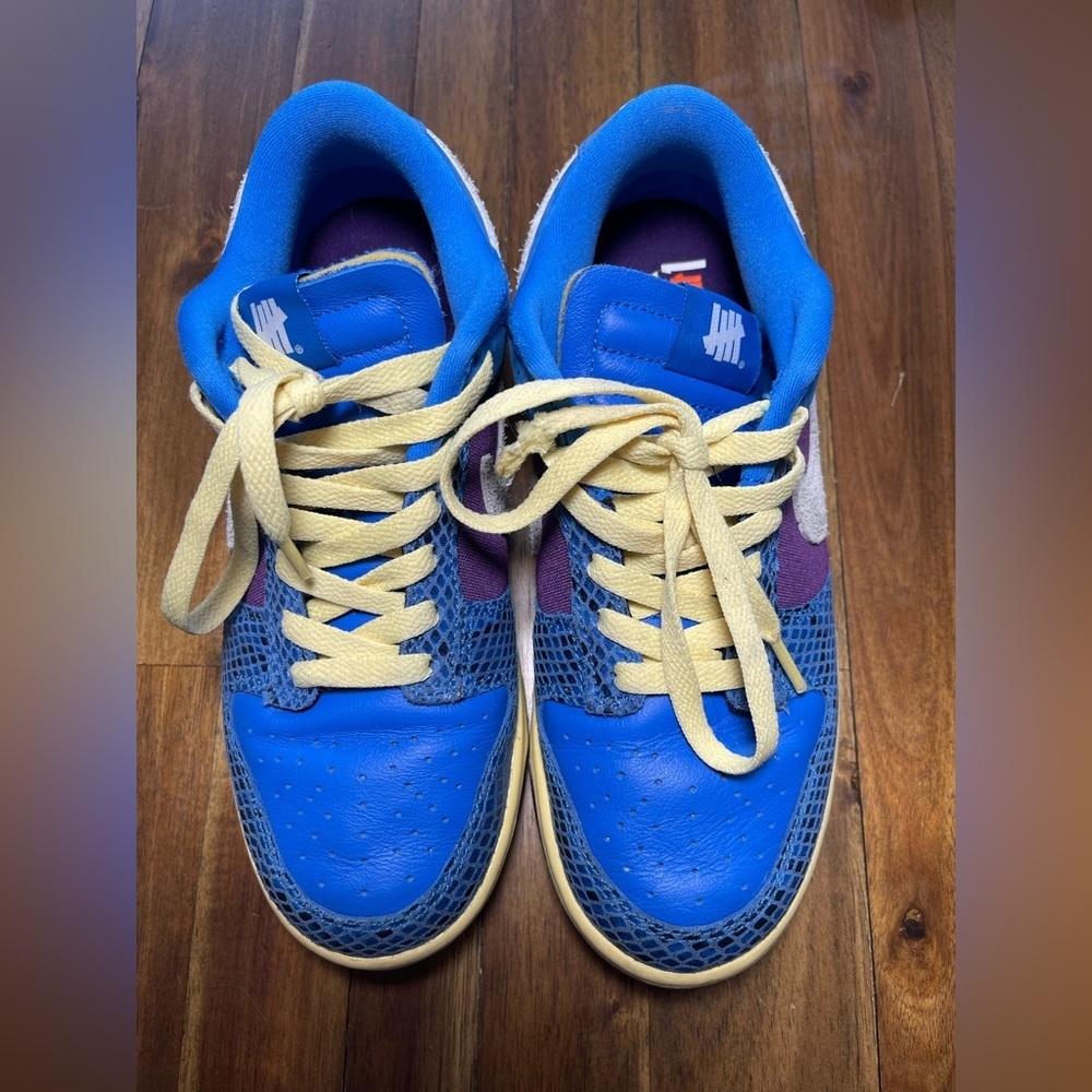 Nike Dunk Low SP x Undefeated 5 On It Blue Purple DH6508-400 Mens 6.5 - Picture 5 of 13